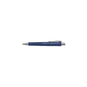 FABER-CASTELL Kugelschreiber POLY BALL M blau matt, Schreibfarbe: blau
