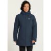 Wintermantel JACK WOLFSKIN „HEIDELSTEIN 2 INS JKT W“, Damen, Gr. XXL, midnight sky, Obermaterial: 100% Polyester. Futter: 100% Polyester. Wattierung: 100% Polyester, Mäntel Wintermantel, mit langärmeliger Form, aus Polyester