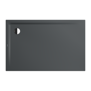 Kaldewei Superplan Duschwanne 386447982674 100x180x2,5cm, mit Träger flach, Secure Plus, warm grey85