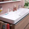 Hansgrohe Tecturis S Waschtischarmatur 73320000 Ausladung 130mm, mit Push-Open-Ablaufgarnitur, chrom