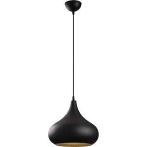 Opviq Pendelleuchte Saglam gold schwarz Metall B/H/T/L/D: ca. 30x126x30x30x30 cm E27 1 Brennstellen