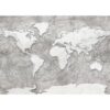 Vliestapete KOMAR „Digitaldruck Vlies – World Relief – Größe 350 x 250 cm“, schwarz (schwarz, weiß), B:350m L:250m, Vlies, Tapeten, Wohnzimmer, Schlafzimmer