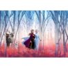 Fototapete KOMAR „Frozen Friends forever – Größe 368 x 254 cm“, bunt, B:368m L:254m, Papier, Tapeten, Kinderzimmer