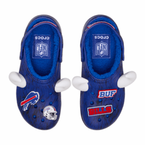 Crocs Unisex NFL Buffalo Bills Classic Lined Clogs 45