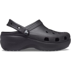 Crocs Damen Classic Platform Clogs Schwarz 42