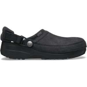 Crocs Unisex Classic Crafted Vegan Suede Clogs Schwarz 41