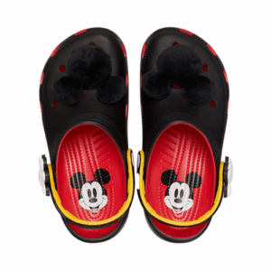 Crocs Unisex Mickey Mouse Classic Clogs Schwarz 42