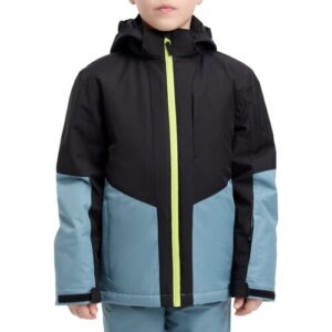 Outdoorjacke MCKINLEY „Funktions-Jacke Donato JKT B“, Jungen, Gr. 140, schwarz (schwarz night), Obermaterial: 100% Polyester. Futter: 100% Polyester. Wattierung: 100% Polyester, Jacken Outdoorjacke