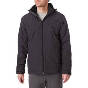 Outdoorjacke MCKINLEY „He.-Doppel-Jacke Tessi 3:1 II M“, Herren, Gr. XL, schwarz (schwarz night), Web, Obermaterial: 100% Polyester. Innenjacke: 100% Polyester, normal, Jacken Outdoorjacke, mit Innenjacke, windabweisend, wasserabweisend, atmungsaktiv