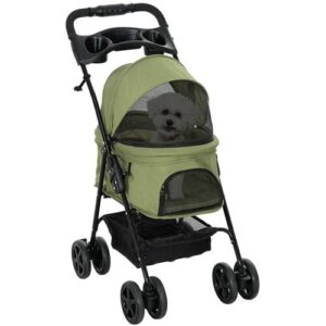PawHut Hunde-Zubehör dunkelgrün Polyester B/H/L: ca. 45x67x96 cm