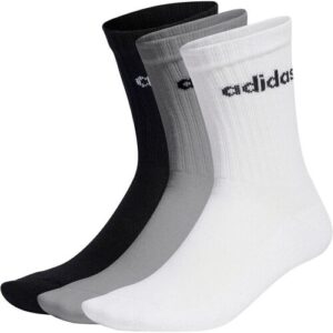 adidas C LIN Crew 3Pack Socken Damen Herren grau – female – 40