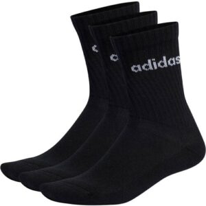 adidas C LIN Crew 3Pack Socken Damen Herren schwarz – female – 43