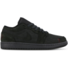 Jordan 1 Low Herren Sneaker – Schwarz – Größe 44 – Leder Black 44