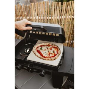 Pizzastein ENDERS „für Urban II- und Explorer II-Serie“, beige, B:29cm H:1,3cm T:30cm, Cordierit, Backbleche, aus Cordierit​