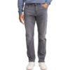 Slim-fit-Jeans TOM TAILOR, Herren, Gr. 36, Länge 34, blau (grau denim34), Denim/Jeans, Obermaterial: 92% Baumwolle, 6% Polyester, 2% Elasthan, unifarben, slim fit knöchellang, Jeans Slim-fit-Jeans, im Five-Pocket Style
