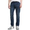 Regular-fit-Jeans TOM TAILOR „JOSH“, Herren, Gr. 32, Länge 34, blau (mid stone wash denim34), Denim/Jeans, Obermaterial: 98% Baumwolle, 2% Elasthan, unifarben, regular fit knöchellang, Jeans, im Five-Pocket Style