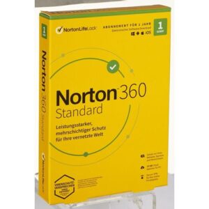 Symantec Norton 360 Standard Sicherheitssoftware Vollversion (PKC)