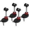 TECE Montagefüße 660003 90 – 139mm, schallentkoppelt, Set = 4 St