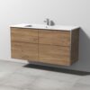 Sanipa 3way Waschtischunterbau für Keramik-Waschtisch ME by Starck 123 cm, 4 Auszüge mit Griffleisten