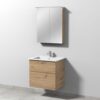 „Sanipa 3way Möbelset inkl. Spiegelschrank „“MALTE““, 65 cm, mit Push to open“