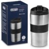 Delonghi De’Longhi Doppelwandiger Reisebecher aus Edelstahl, 235 ml DLSC074