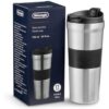 Delonghi De’Longhi Doppelwandiger Reisebecher aus Edelstahl, 705 ml DLSC083