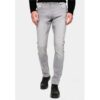 Straight-Jeans RUSTY NEAL „MELVIN“, Herren, Gr. 30, Länge 30, grau, 74% Baumwolle, 15% Polyester, 9% Viskose, 2% Elasthan, unifarben, lang, Jeans Straight-Jeans, mit elastischer Eigenschaft