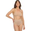 Shapingslip MAGIC BODYFASHION „Contour Comfort Ultra“, Damen, Gr. XL, cappuccino, Microfaser, Obermaterial: 85% Polyamid, 15% Elasthan, körpernah, Unterhosen