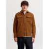 Langarmhemd JACK & JONES „JJEREGENT CORD OVERSHIRT LS SN“, Herren, Gr. S, N-Gr, braun (monks robe), Web, Obermaterial: 100% Baumwolle, unifarben, relaxed fit normal, ohne Ausschnitt, 1-Knopf-Manschette, Hemden, Baumwolle, locker geschnitten