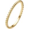 Goldring FIRETTI „Schmuck Geschenk Gold 585 Kugeln“ Gr. 49, gold (gelbgoldfarben), Fingerringe, Damen, 49, Gelbgold 585, 1,6mm, Goldring, Made in Germany