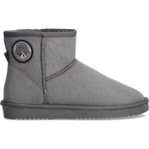 Schlupfboots O’NEILL „BESIANA WOMEN MID“, Damen, Gr. 41, grau (monument), Synthetik, Schuhe Schlupfboots, gefütterte Winterschuhe, Winterboots, Snowboots, Schlupfstiefel