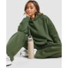 DAILYSZN Toasted Hoodie – Damen, Grün – female – Size: XL