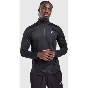 ASICS Core 1/4 Zip Winter Top – Herren, Schwarz – male – Size: S