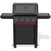 Weber Gasgrill ‚Spirit E-425C Stealth‘, schwarz