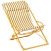 Lafuma Liegestuhl Transaswing ‚Rayure‘, Airlon miel
