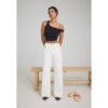 Stradivarius D77 Minimalistische Jeans mit Taschen  Vanille 44