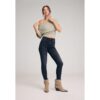 Stradivarius Skinny-Jeans mit halbhohem Bund  ENTBASTETER SCHWARZER WASHED-LOOK 44