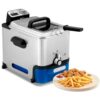 Tefal Oleoclean Pro FR8040 Fritteuse silber/schwarz/blau