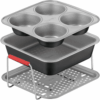 Tefal Dail’easy  3-Teiliges Heißluftfritteusen Accessoires Set  J701s344