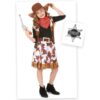BCI Cowgirl-Kostüm-Set für Mädchen 7-teilig braun – female