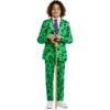Mr. Riddler-Kostüm für Kinder Opposuits grün-schwarz