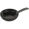 Zwilling Staub Pans Bratpfanne 16 cm, rund, Schwarz, Gusseisen