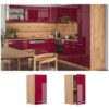 Vicco Hängeschrank Küchenschrank Küchenzeile R-Line 30 cm Goldkraft Bordeaux