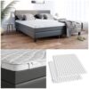 VitaliSpa Topper Matratzenschoner 160×200 cm Matratzen-Auflage weiß Microfaser