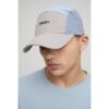 Herren MAN Leichte Nylon-Panel-Kappe   Grey   BOOHOOMAN