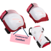 HUDORA Biomechanisches Protektoren Set Comfort rosa M