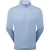 FootJoy Layer Speckle Print Chill-Out 1/4-Zip, hellblau xxl