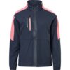 Abacus Regenjacke Bounce, navy/pink xs