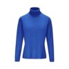 Rollkragen-Pullover aus Schurwolle und Kaschmir Peter Hahn blau 48 female