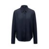 Bluse Seide Fadenmeister Berlin blau 46 female